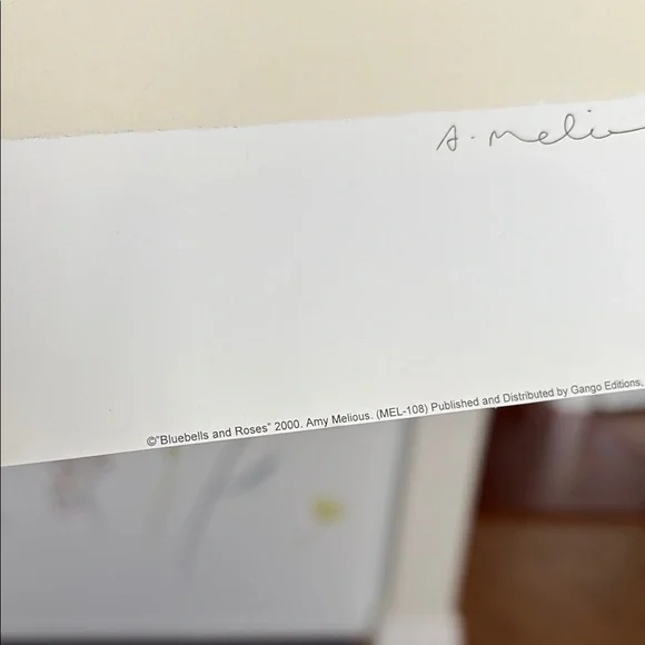 Floral Art Print with Pastel Flowers - Picture 6 of 9